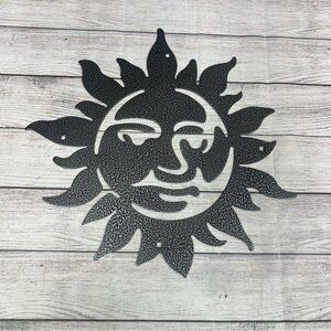 Sun Metal Wall Art Celestial Decor
